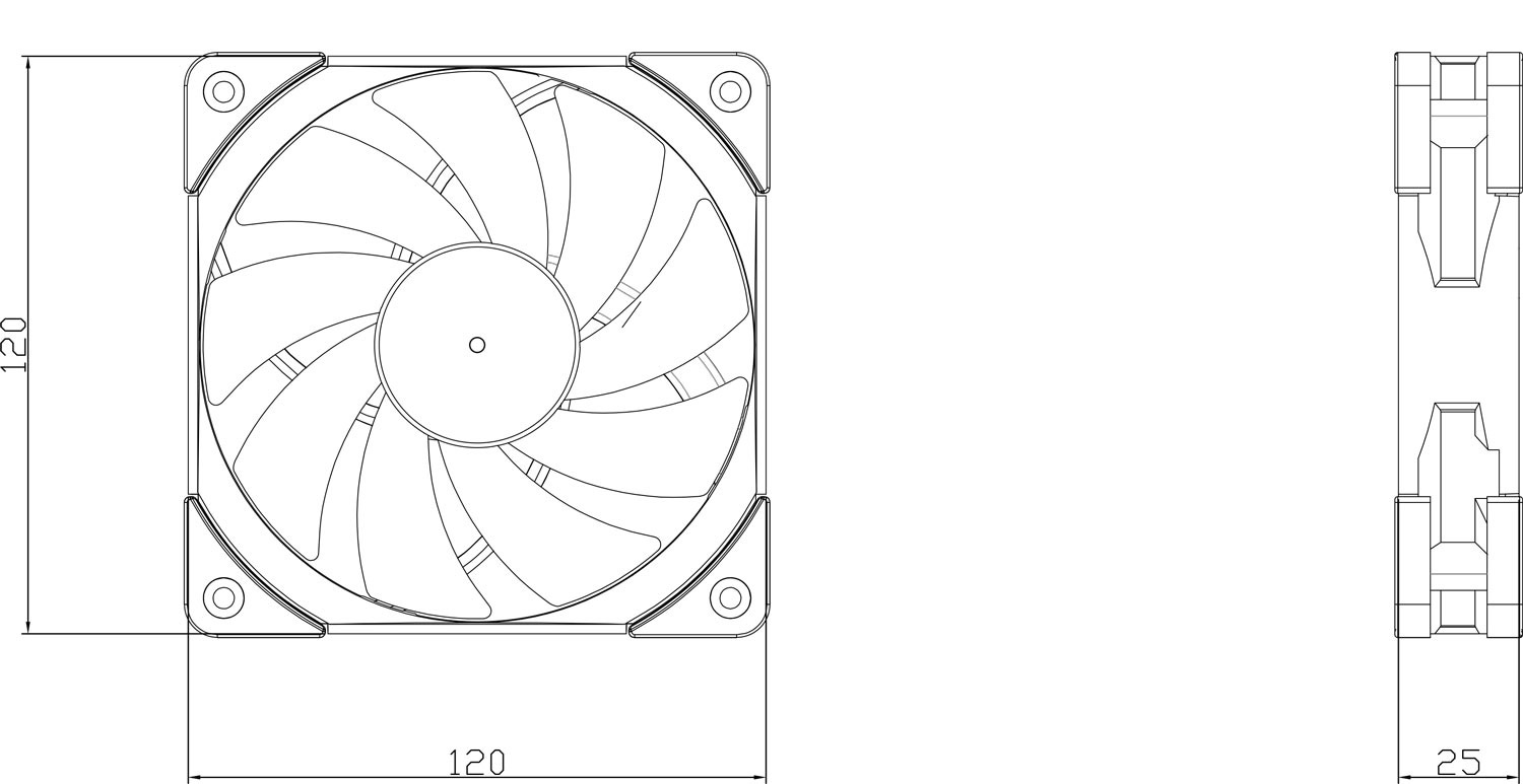 Thermalright TL-C12B-S V3 Ventola PC 120mm ARGB – 1500 RPM, PWM 4 Pin, Silenziosa, Nero, Per Case E Raffreddamento CPU